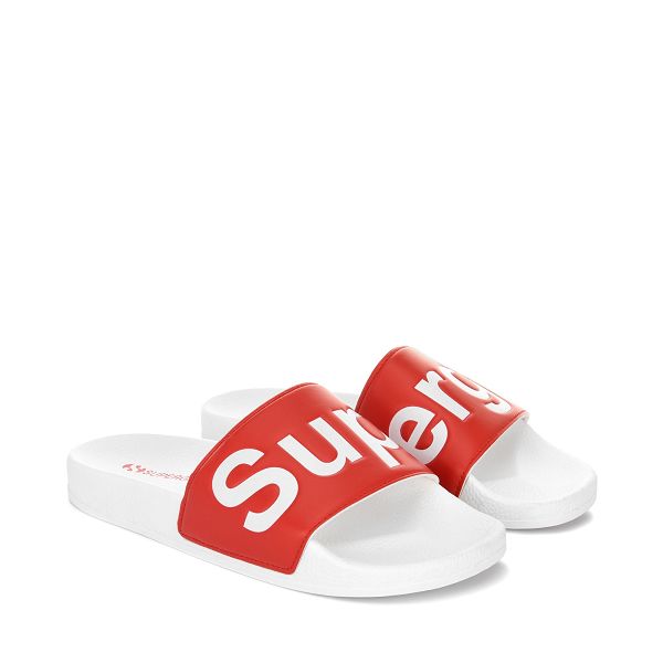 Superga 1908 Slides Polysoft Grey Slides - Women's Shoes USA | US7185105